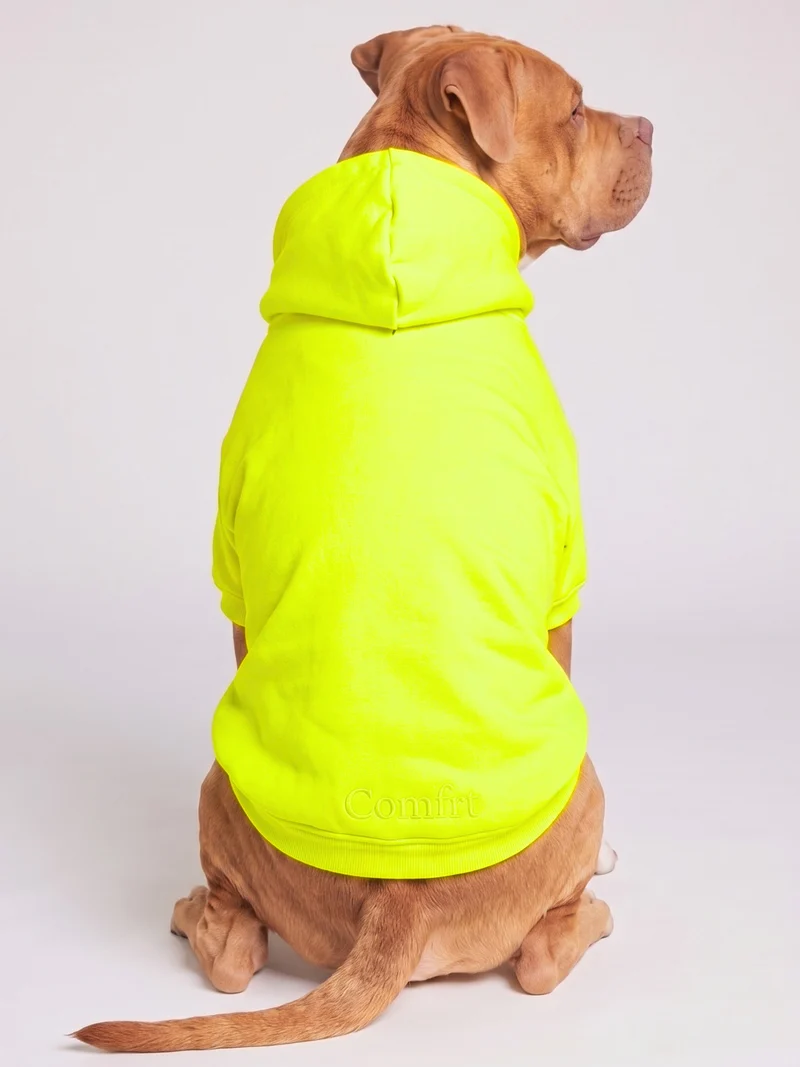 Neon Minimalist Paw Hoodie
