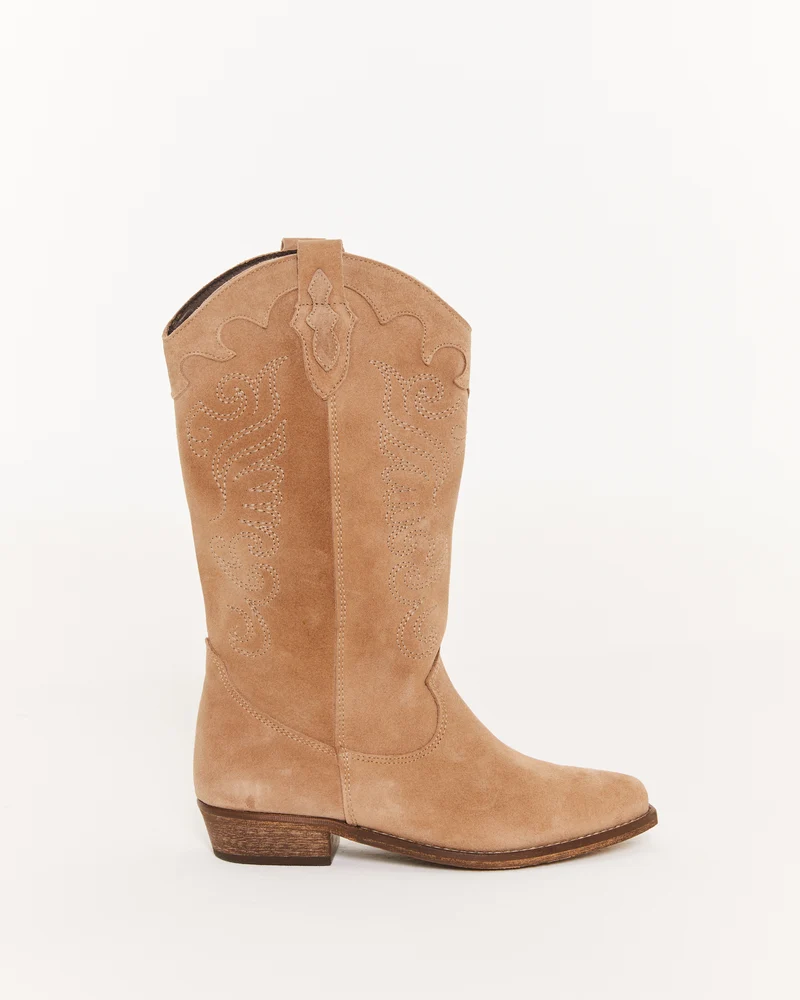 Bota campera de ante