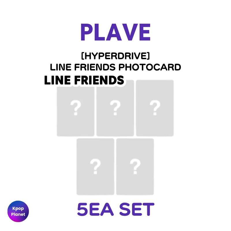 PLAVE LINE FRIENDS Photocard HYPERDRIVE