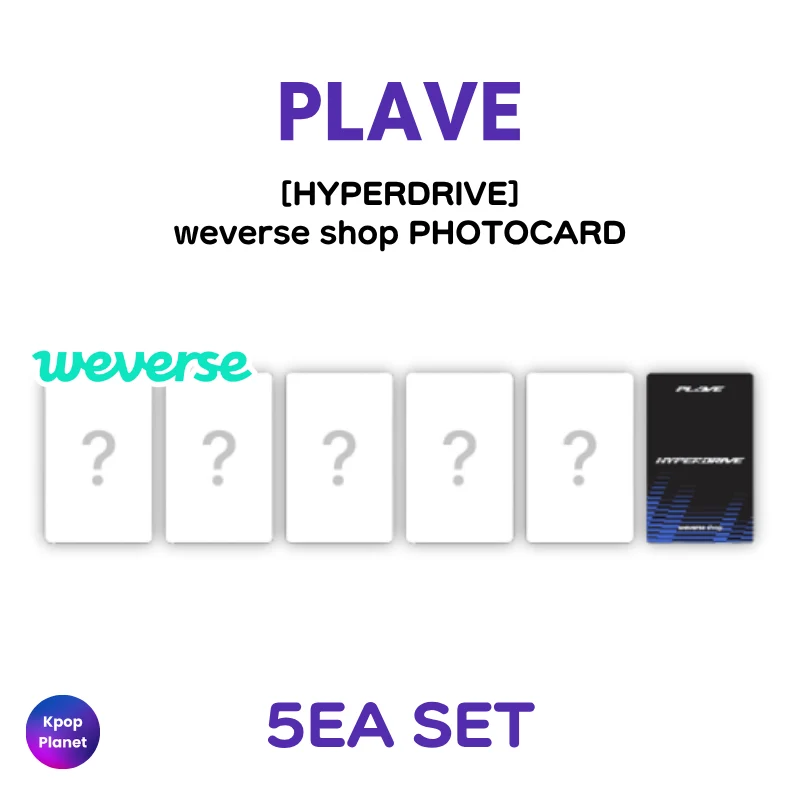 PLAVE weverse shop Photocard HYPERDRIVE