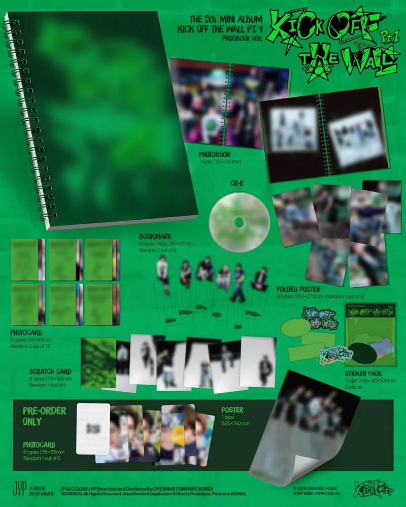 KICKFLIP - KICK OFF THE WALL PT. 1 (PHOTOBOOK VER.)