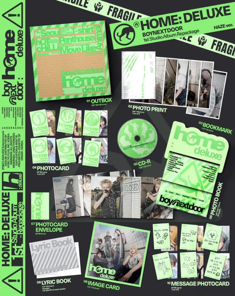 BOYNEXTDOOR - HOME : DELUXE SET + EARLY-BIRD Weverse Gift