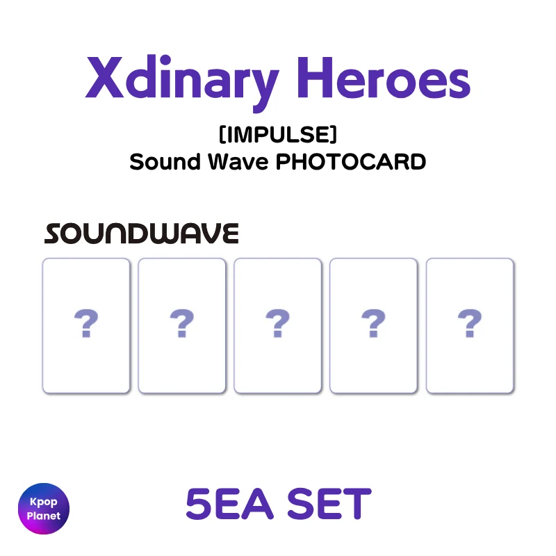 Xdinary Heroes Sound Wave Photocard [ IMPULSE ]