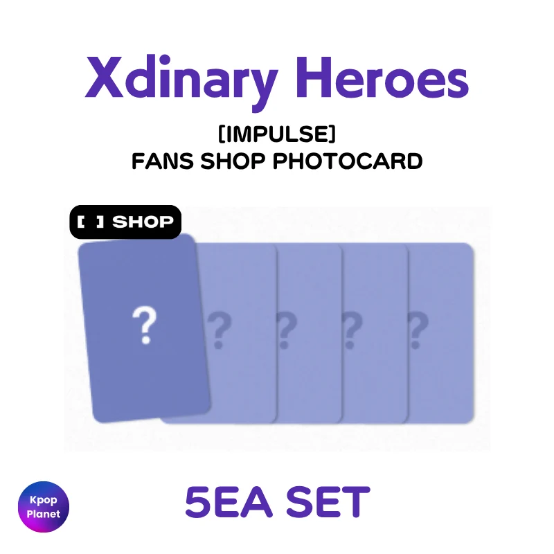 Xdinary Heroes FANS SHOP Photocard [ IMPULSE ]