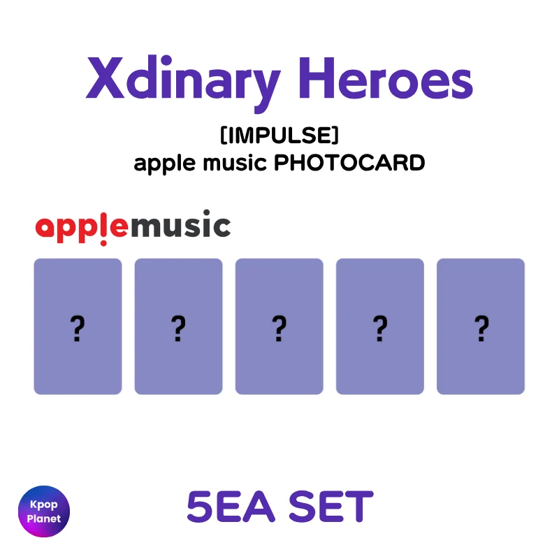 Xdinary Heroes apple music Photocard [ IMPULSE ]