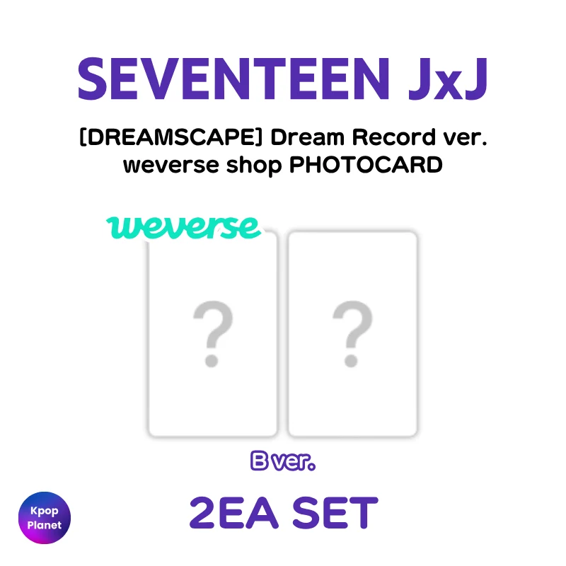 [Dream Record ver.] SVT JxJ weverse shop photocard [DREAMSCAPE]