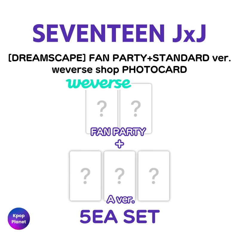 [FAN PARTY+STANDARD ver.] SVT JxJ weverse shop photocard [DREAMSCAPE]