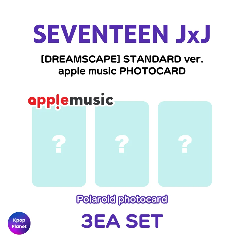 [STANDARD ver.] SVT JxJ apple music photocard [DREAMSCAPE]