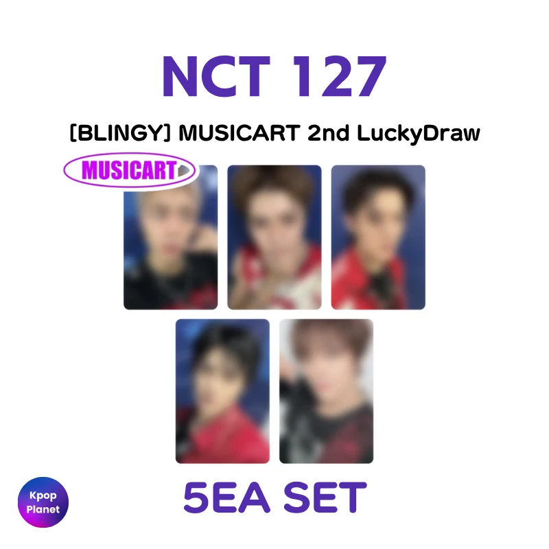 NCT 127 MUSICART 2nd Lucky Draw [BLINGY]