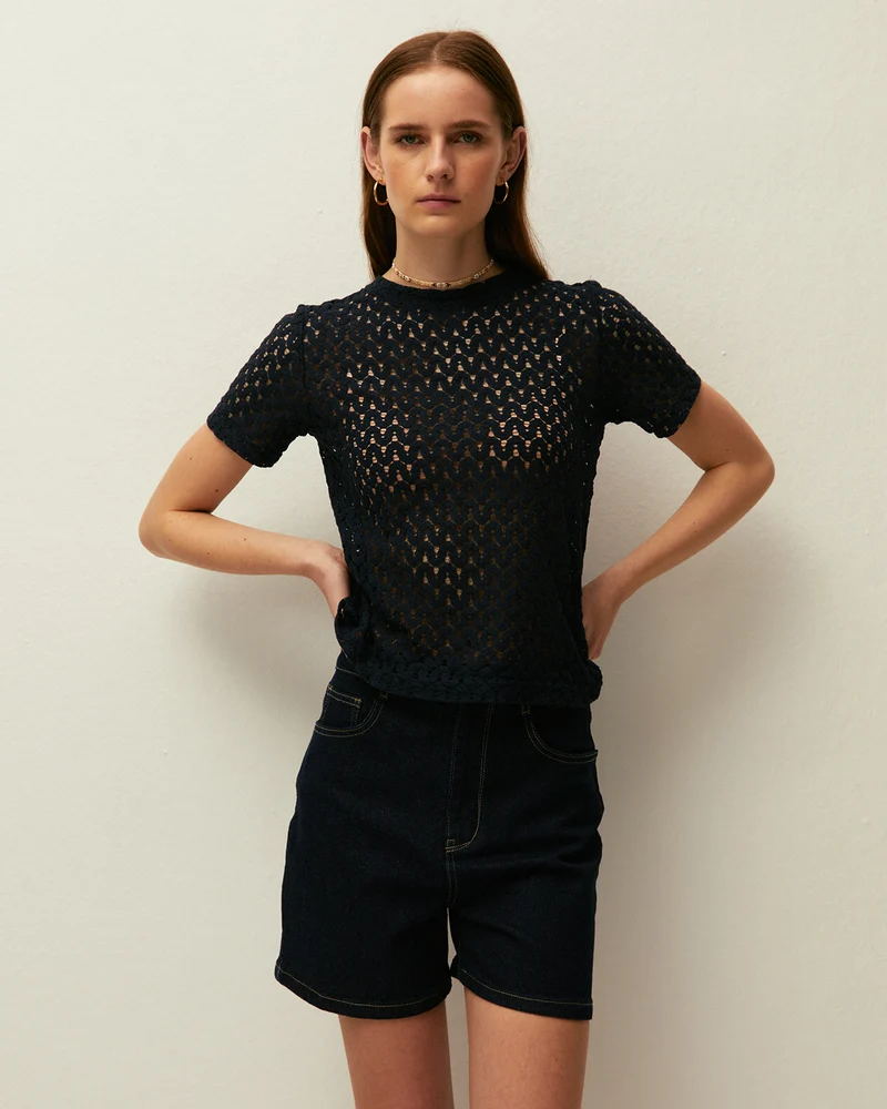 Camiseta calada