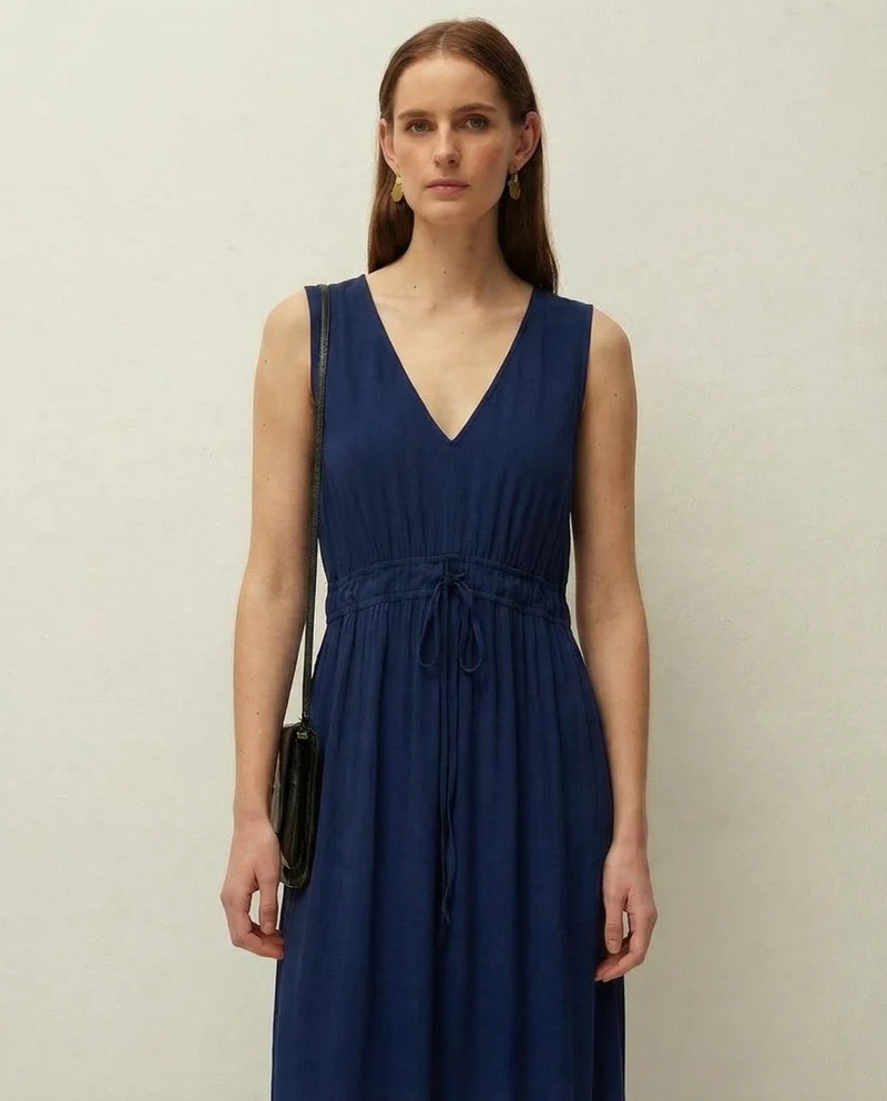 Vestido largo bambula