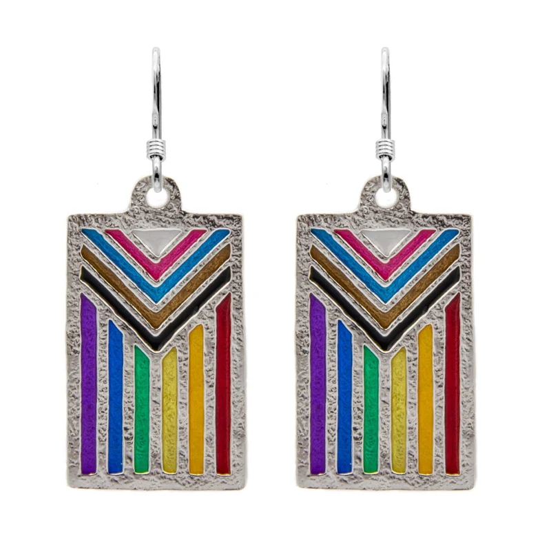 Pendientes Progress PRIDE Flag