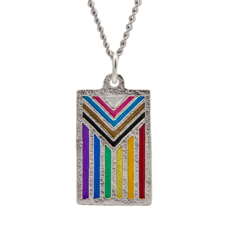 Collar con bandera de Progress PRIDE