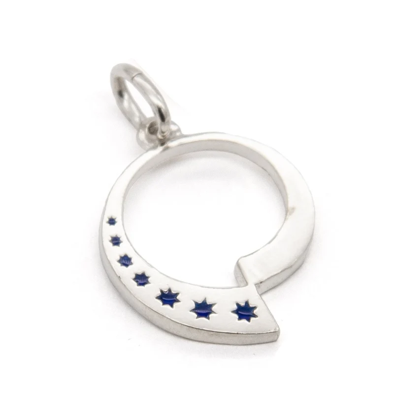 Charm Fractalverse - Plata esmaltada