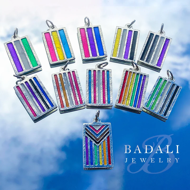 Pendientes Aromantic PRIDE Flag