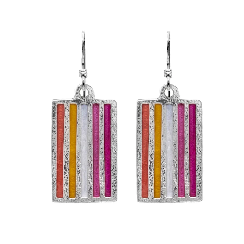 Pendientes Bandera Orgullo Lesbiano