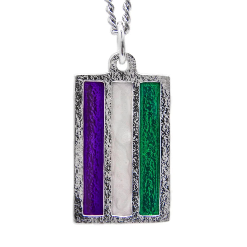 Collar con bandera de Genderqueer PRIDE
