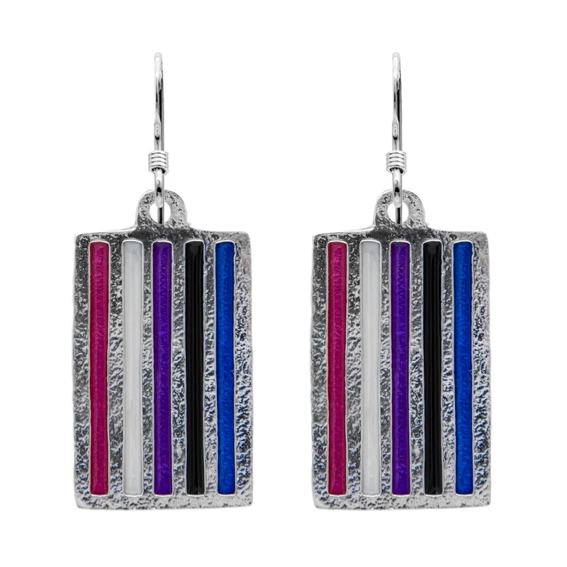 Pendientes de bandera de Genderfluid PRIDE
