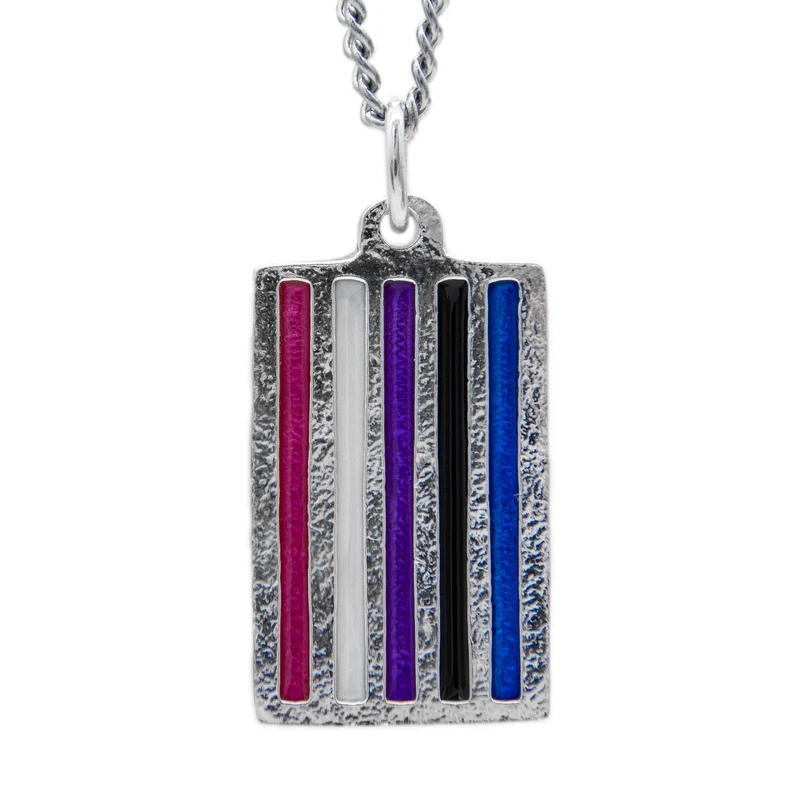 Collar con la bandera de Genderfluid PRIDE