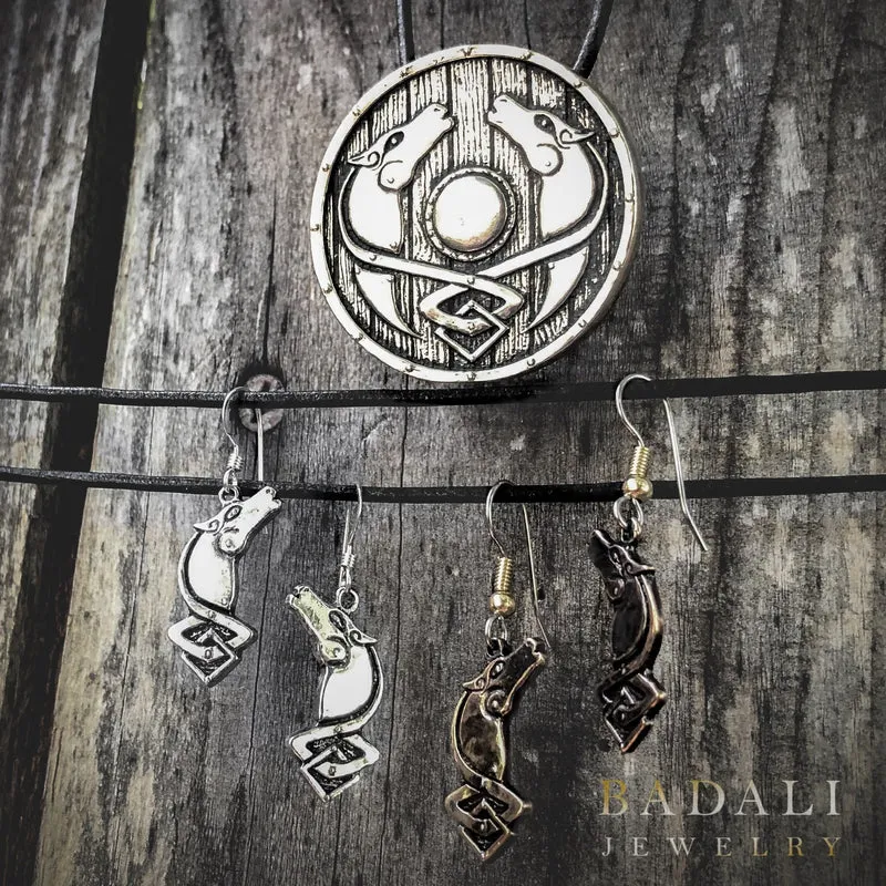 EOWYN ™ de ROHAN ™ Pendientes de caballo de doncella escudera