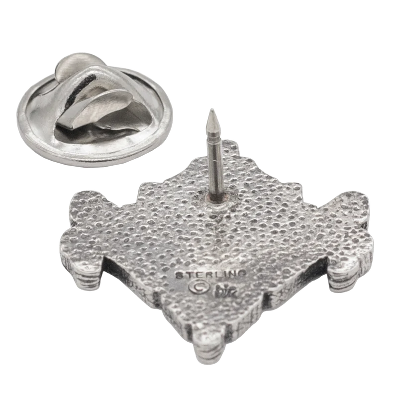 Pin con glifo de Beteb Elsecallers - Plata de ley