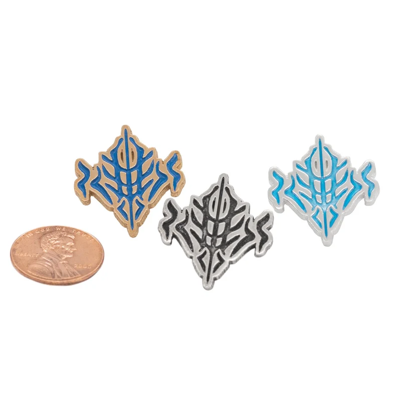 Pin con glifo de Beteb Elsecallers - Plata de ley