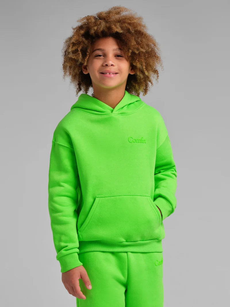 Neon Minimalist Kids Hoodie