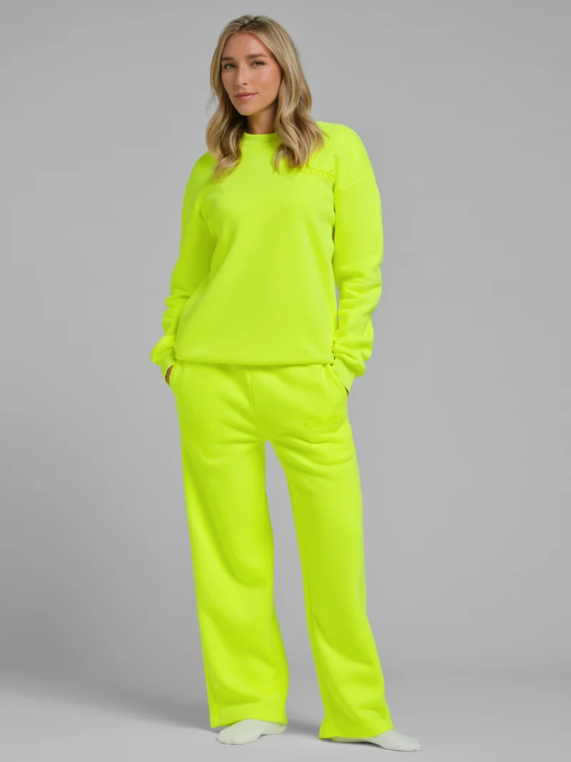 Neon Minimalist Crew