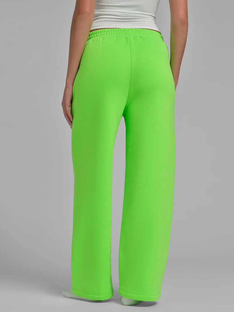 Neon Minimalist Straight Leg Sweatpants