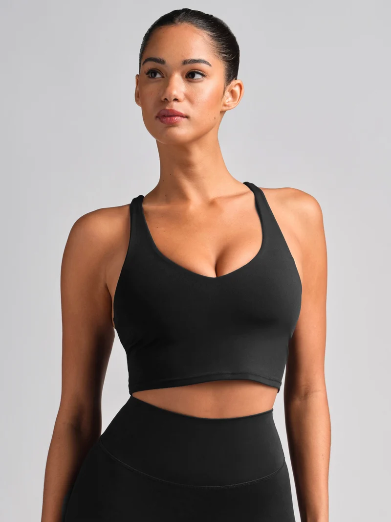ComfrtCore™ V-Neck Crop Tank