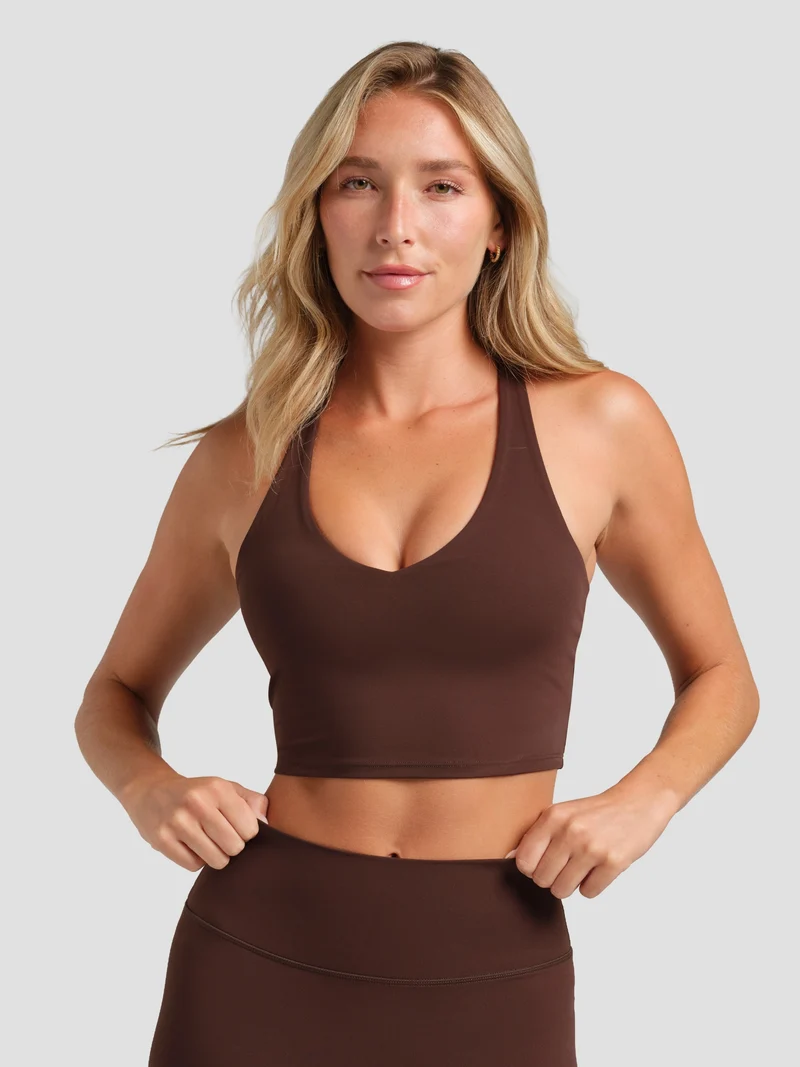 ComfrtCore™ V-Neck Crop Tank