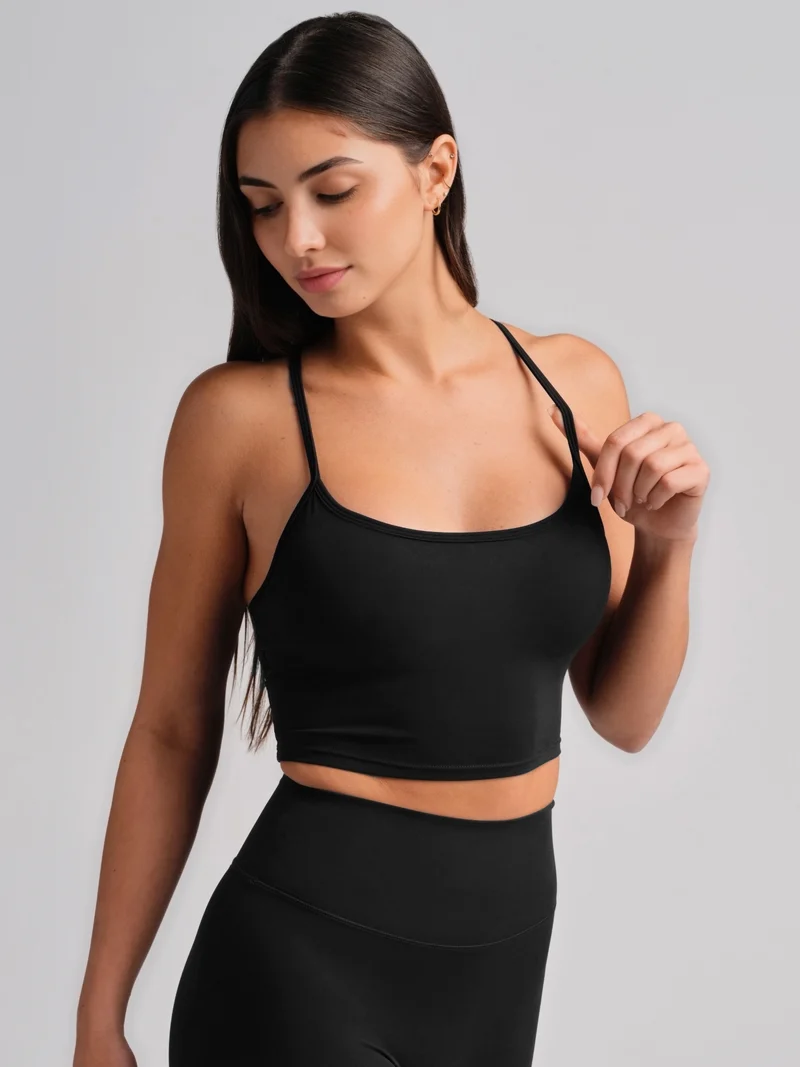 ComfrtCore™ Strappy Crop Tank