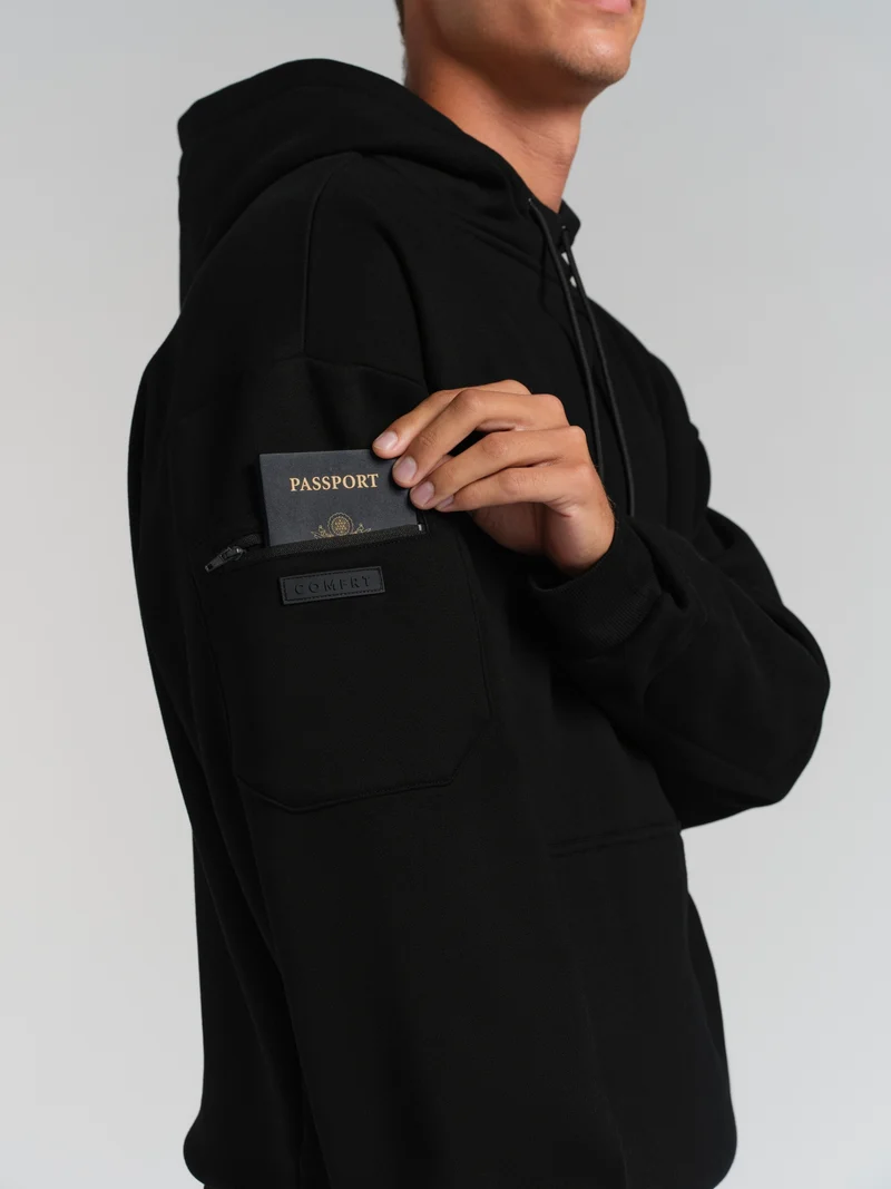 VIP Airplane Mode Travel Hoodie – Mega