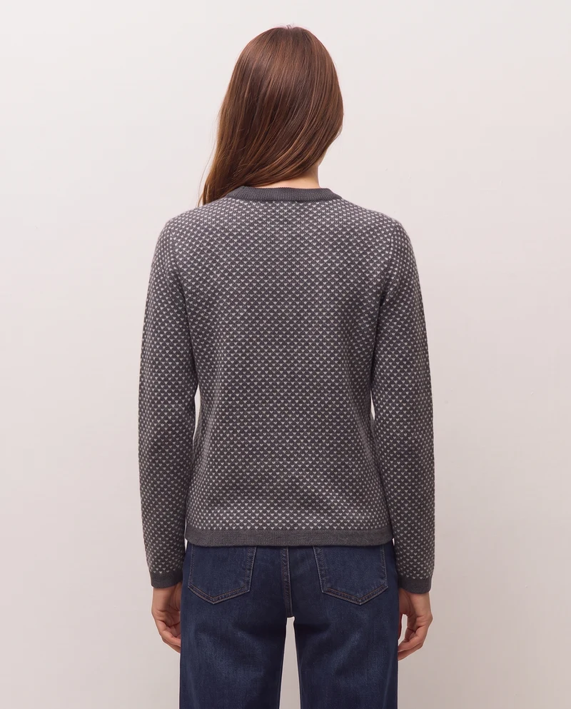 Jersey de jacquard geometrico
