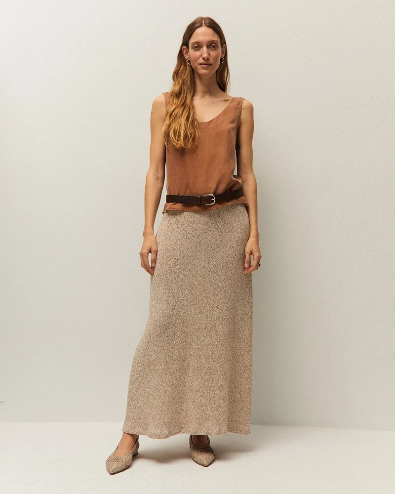 Top cupro sin mangas