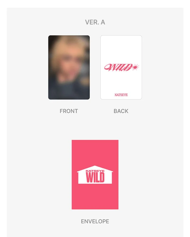 KATSEYE - RANDOM TRADING CARD ('WILD' POP-UP MD)