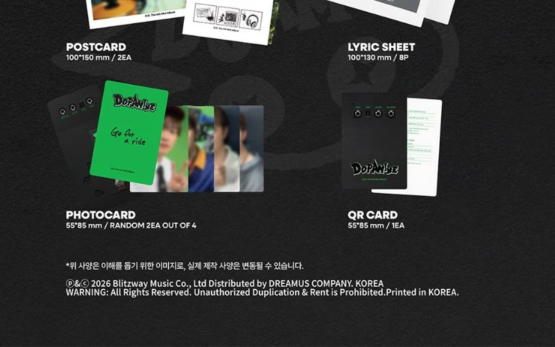 D.O. (EXO) - DOPAMINE (WAH CLICKER KEYCHAIN VER.) (LIMITED EDITION)