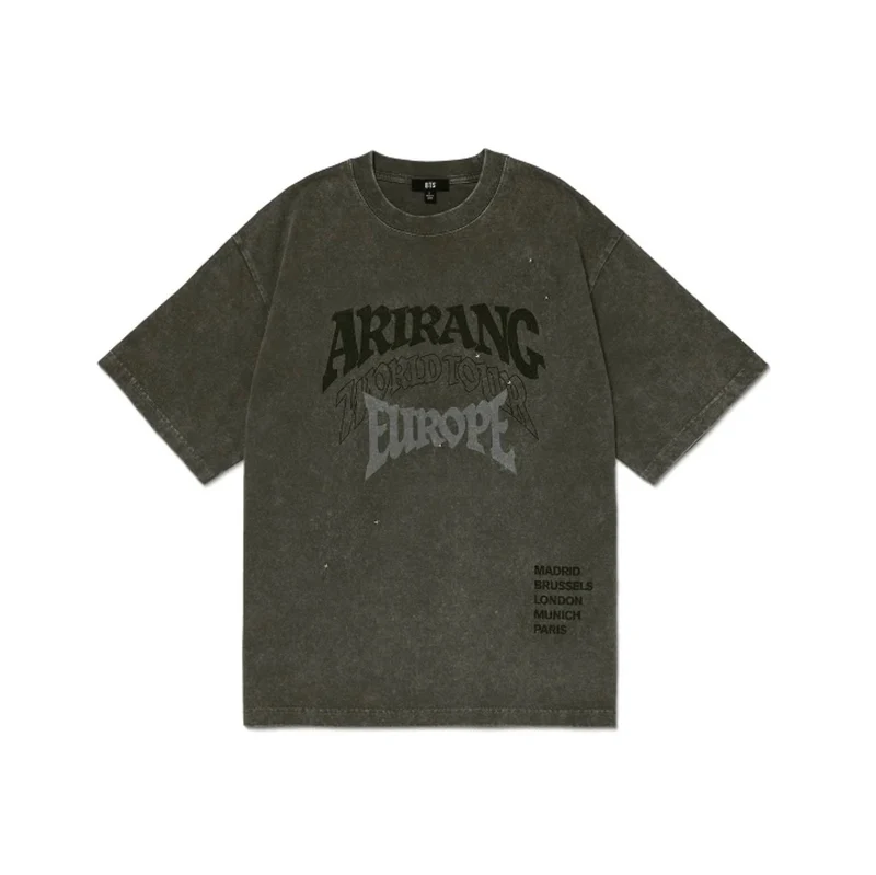 BTS - ZIP-UP HOODIE & S/S T-SHIRT EUROPE (WORLD TOUR 'ARIRANG' OFFICIAL MD)