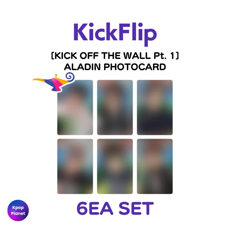 KickFlip ALADIN PHOTOCARD [ KICK OFF THE WALL Pt. 1 ]