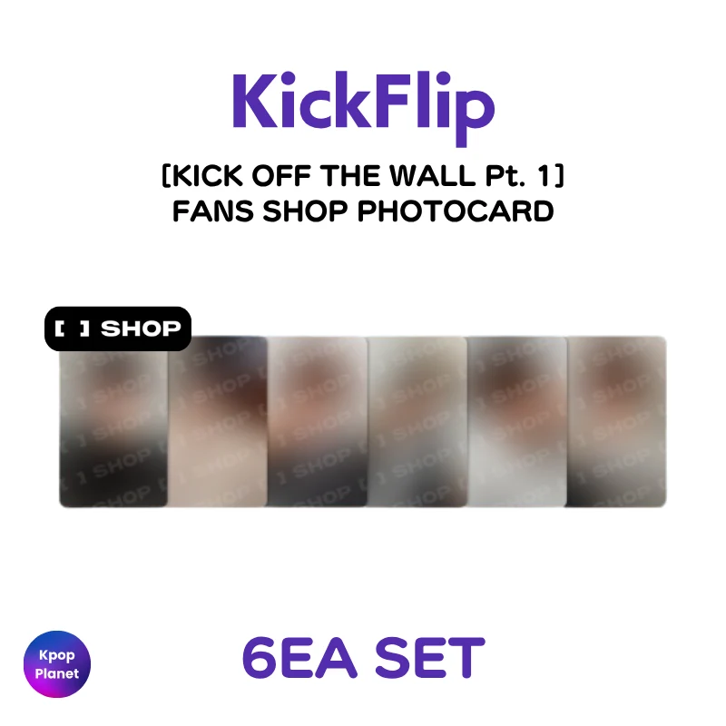 KickFlip FANS SHOP PHOTOCARD [ KICK OFF THE WALL Pt. 1 ]
