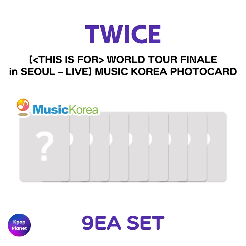 TWICE MUSIC KOREA PHOTOCARD WORLD TOUR FINALE in SEOUL – LIVE (Special LP ver.)