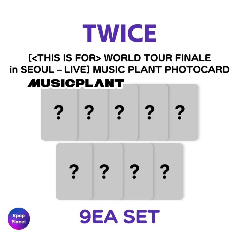 TWICE MUSIC PLANT PHOTOCARD WORLD TOUR FINALE in SEOUL – LIVE (Special LP ver.)