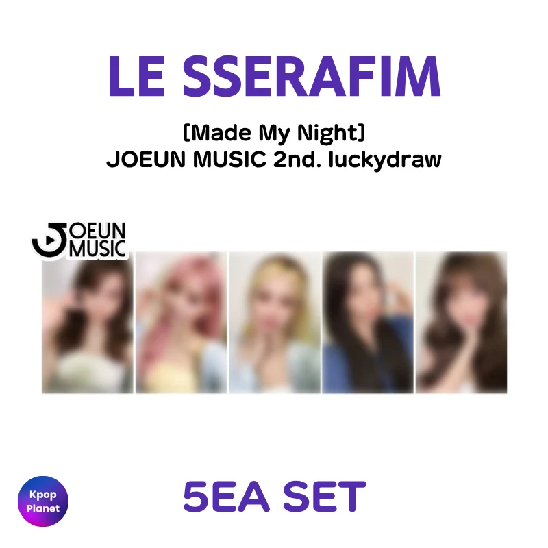 LE SSERAFIM JOEUN MUSIC 2nd. Lucky Draw [ Made My Night ]