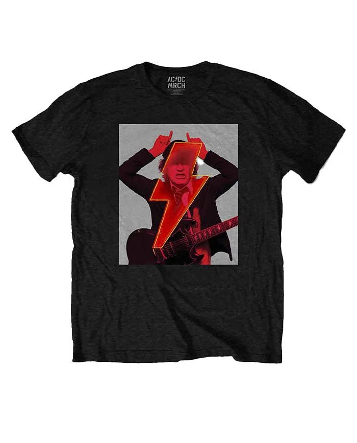 AC/DC - Camiseta "Angus Finger Horns" Unisex