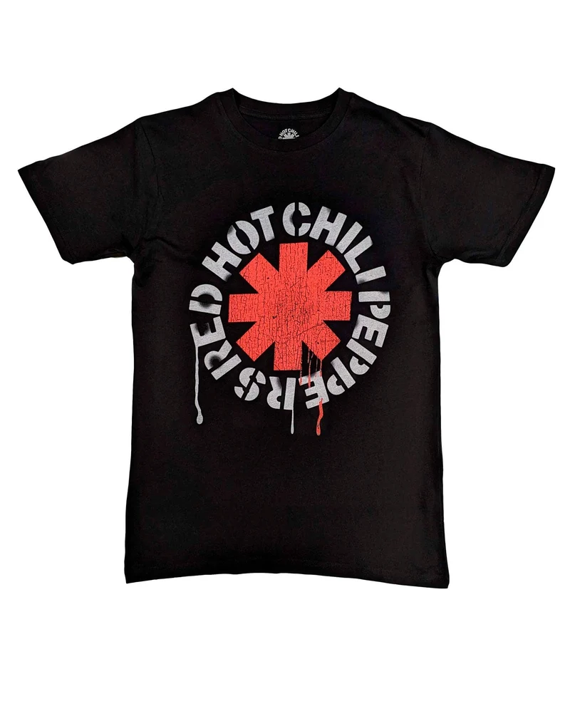 Red Hot Chili Peppers - Camiseta "Stencil" Unisex