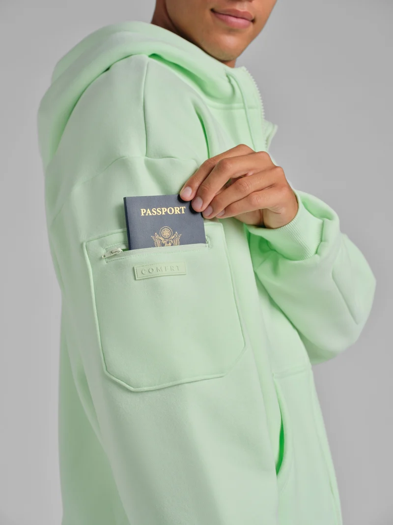 Airplane Mode Travel Zip Hoodie – Mega
