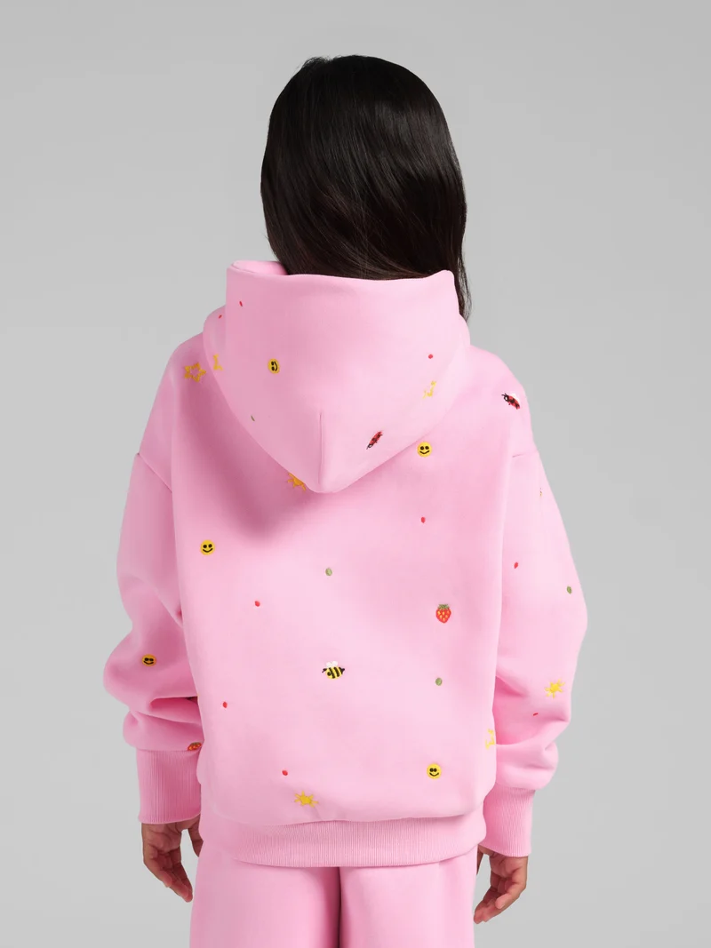 Varsity Kids Allover Embroidered Hoodie