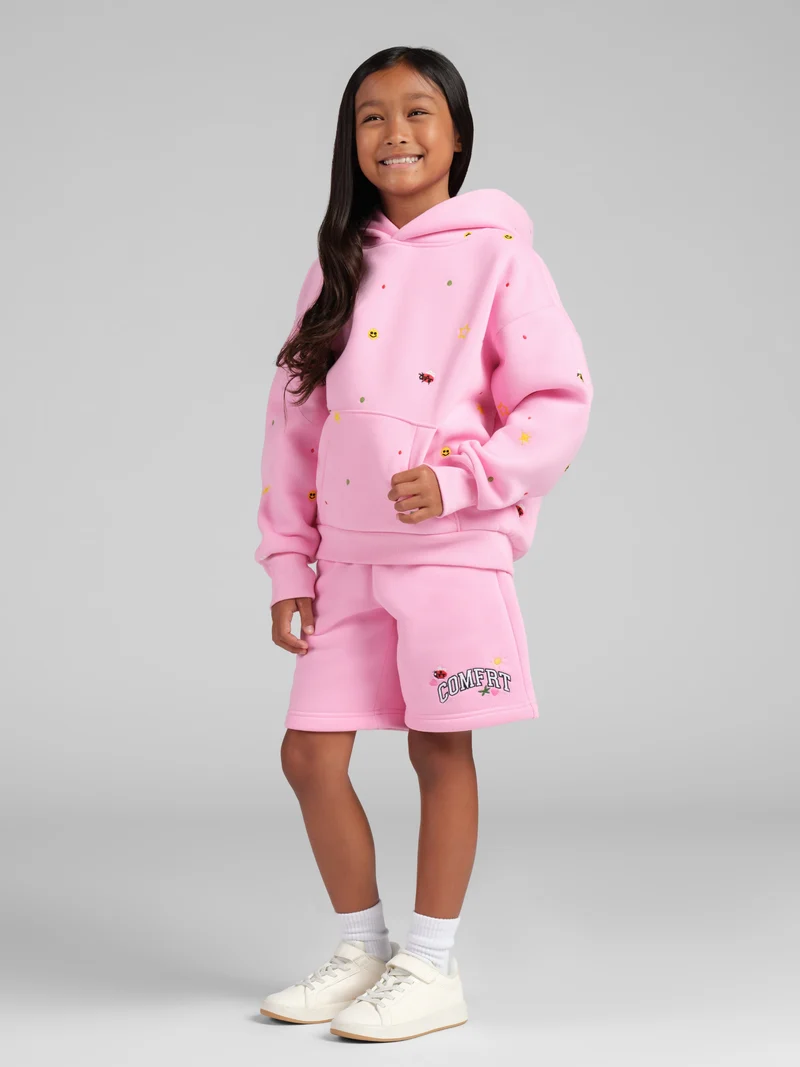 Varsity Kids Allover Embroidered Hoodie