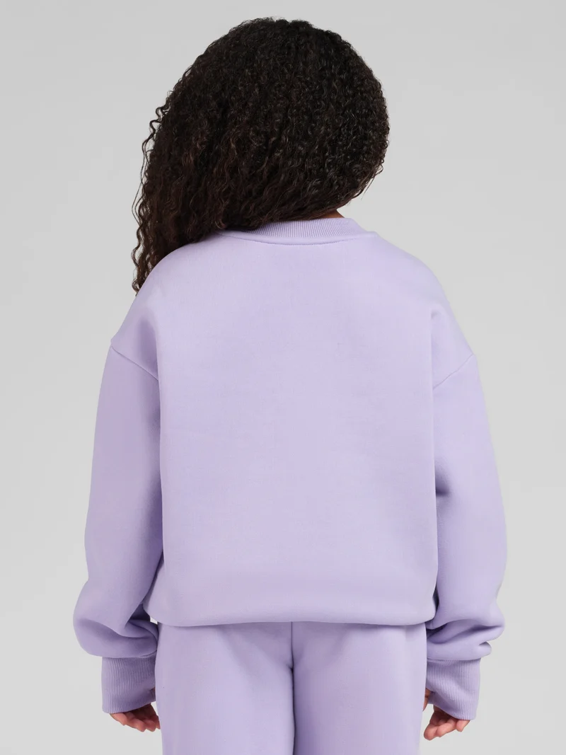 Varsity Kids Applique Crew