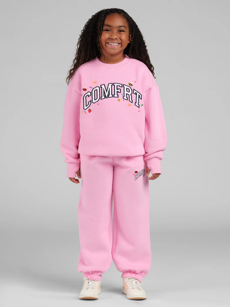Varsity Kids Applique Crew